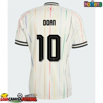 Camisa de Futebol Japão Ritsu Doan #10 Equipamento Secundário Mundo 2026 Manga Curta